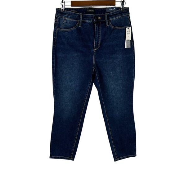 Talbots Jegging Crop High Waist size 10P Denim - Picture 1 of 9